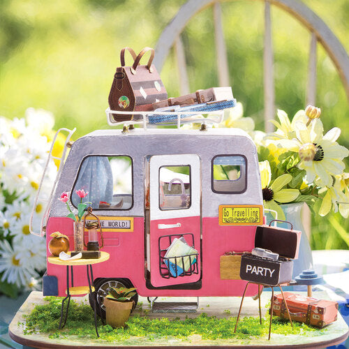 Rolife Wooden Model - DIY Minature House Happy Camper