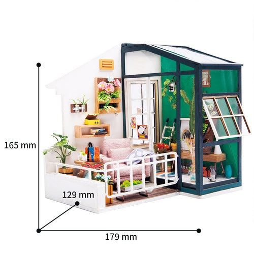 Rolife Wooden Model - DIY Minature House Balcony Daydreaming