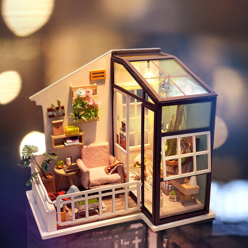 Rolife Wooden Model - DIY Minature House Balcony Daydreaming