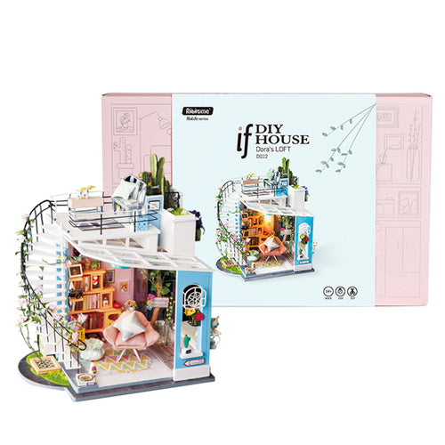 Rolife Wooden Model - DIY Minature House Dora's Loft