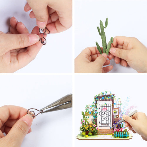 Rolife Wooden Model - DIY Minature House Garden Entrance