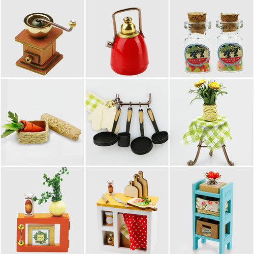 Rolife Wooden Model - DIY Minature House Jason's Kitchen