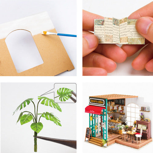 Rolife Wooden Model - DIY Minature House Simon's Coffee