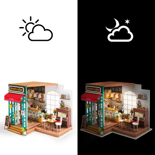 Rolife Wooden Model - DIY Minature House Simon's Coffee