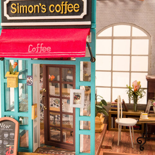 Rolife Wooden Model - DIY Minature House Simon's Coffee