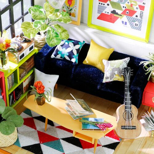 Rolife Wooden Model - DIY Miniature House Locus's Sitting Room
