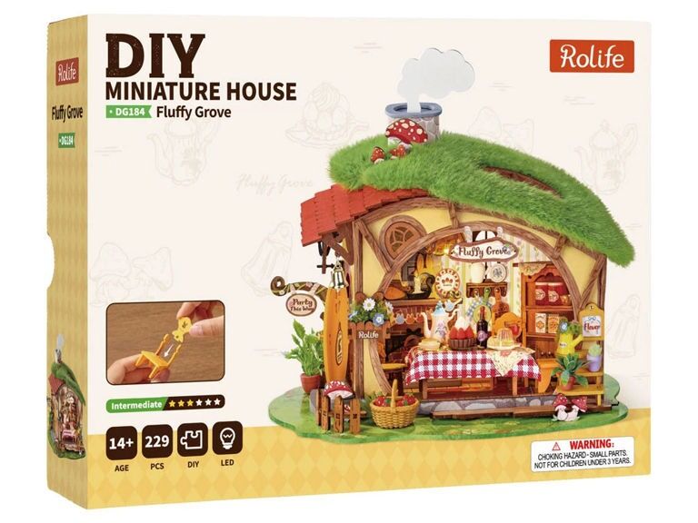 Rolife Wooden Model - DIY Miniature House Fluffy Grove