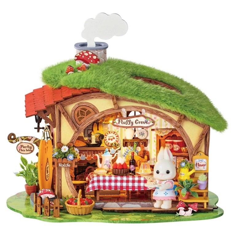 Rolife Wooden Model - DIY Miniature House Fluffy Grove