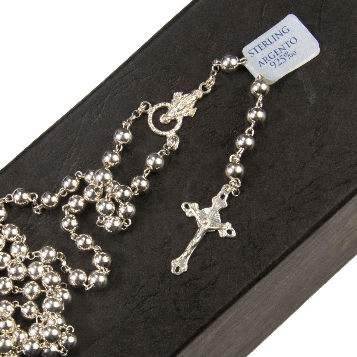 Rosary Beads Sterling Silver 5mm