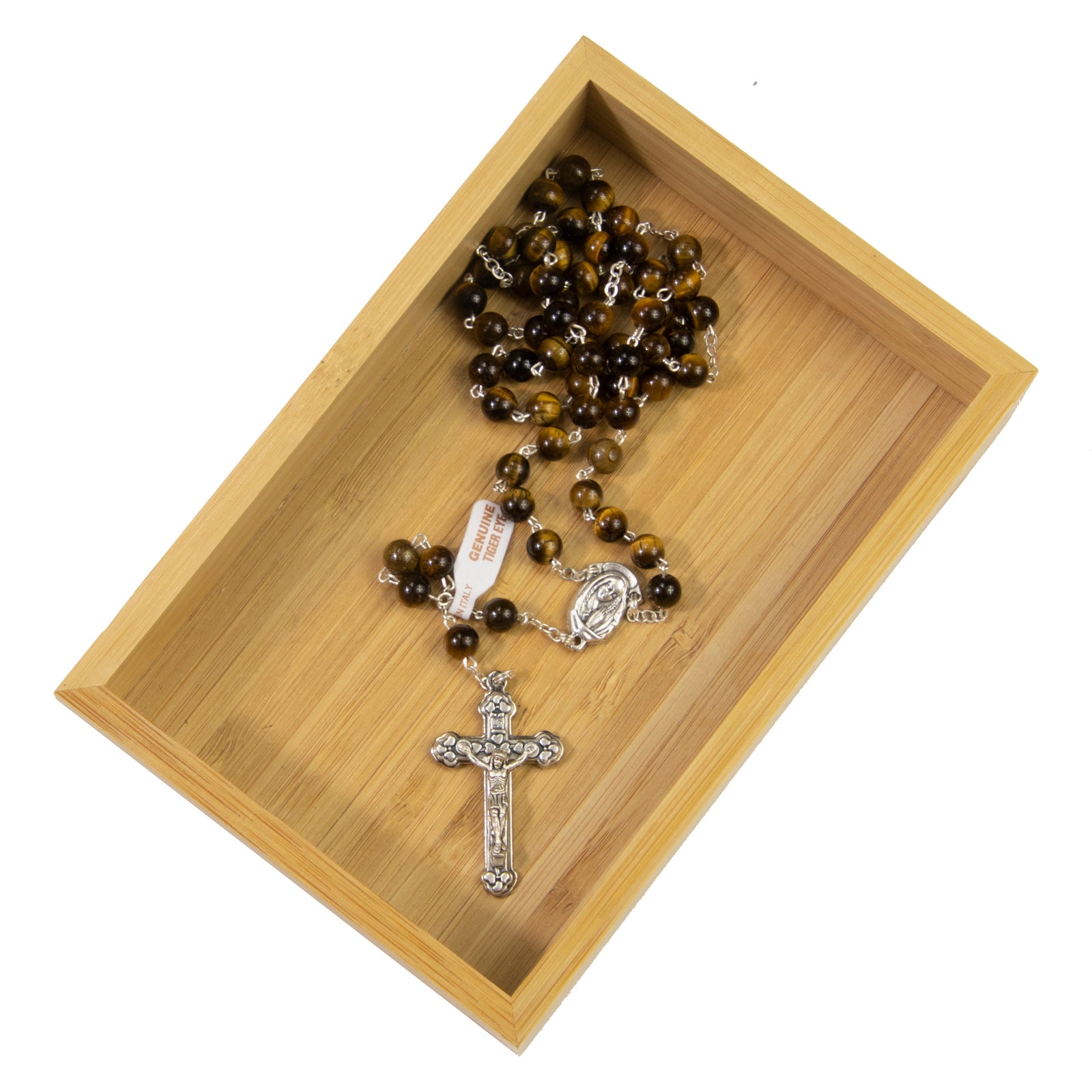 Rosary Beads Precious Stone - Tiger Eye