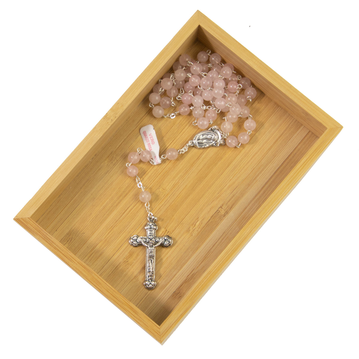 Rosary Beads Precious Stone - Rose Quartz