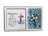 Rosary and Plaque Set - Christening Blue