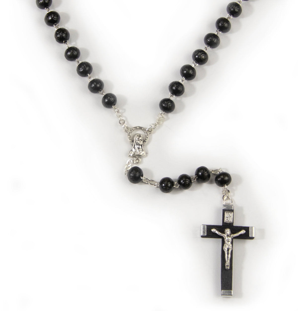 Rosary Beads Wooden 8mm - Black