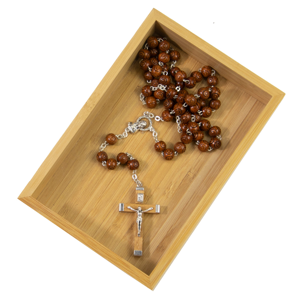 Rosary Beads Wooden 8mm - Brown