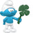 Schleich The Smurfs - Smurf With Clover Leaf