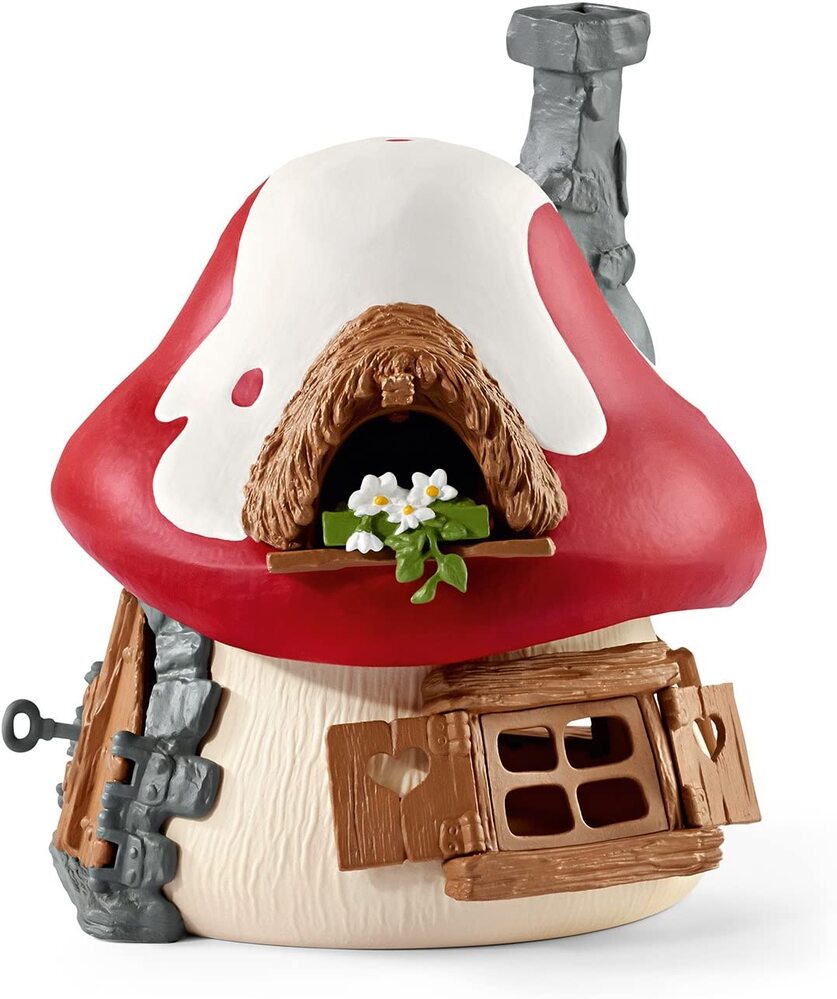 Schleich The Smurfs - Smurf House With 2 Figurines