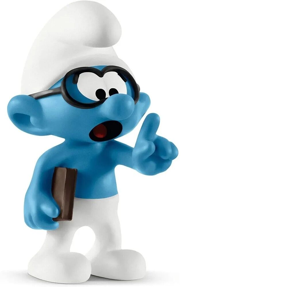 Schleich The Smurfs - Brainy Smurf