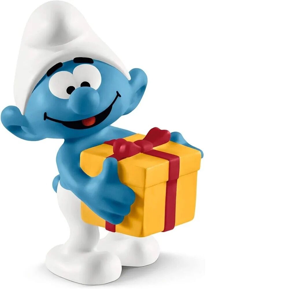Schleich The Smurfs - Smurf With Present