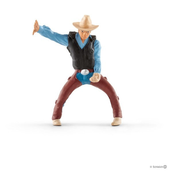 Schleich Farm World Rodeo Series - Saddle Bronc Riding With Cowboy