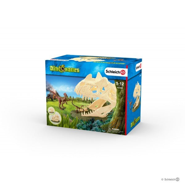 Schleich Dinosaurs - Large Skull Trap With Velociraptor