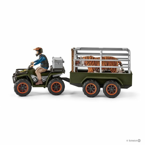 Schleich Wild Life - Quad Bike with Trailer and Ranger