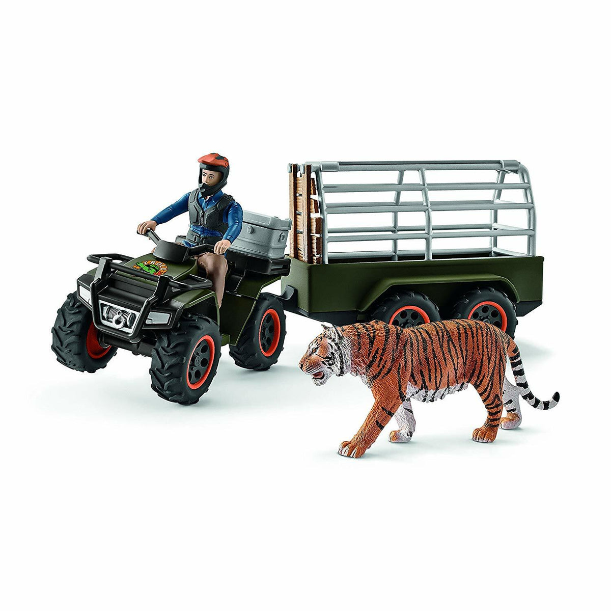 Schleich Wild Life - Quad Bike with Trailer and Ranger