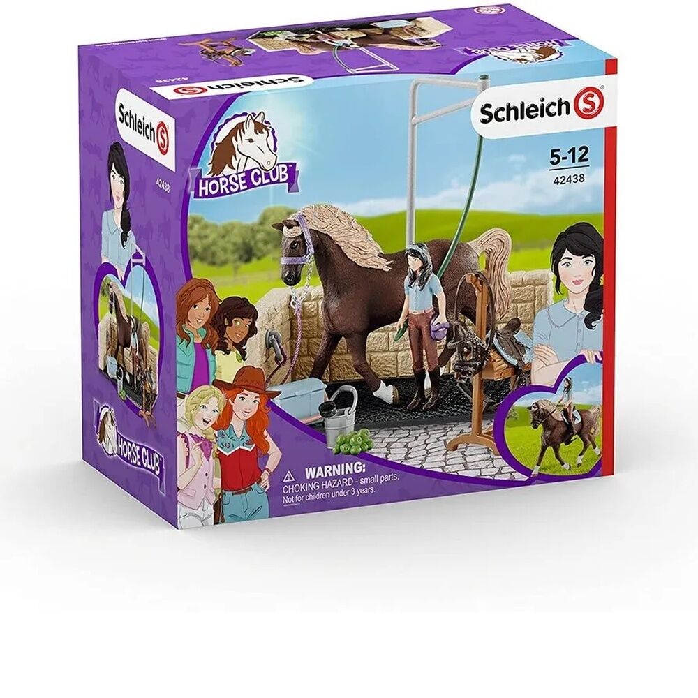 Schleich Horse Club - Washing Area With Emily & Luna