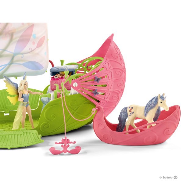 Schleich Bayala - Seras Magic Elf Boat with Unicorn Foal
