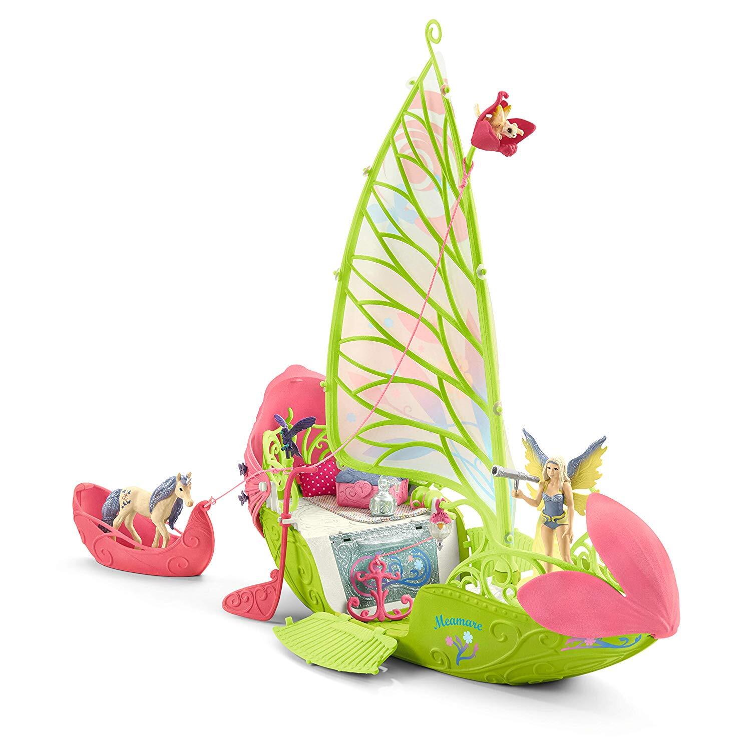 Schleich Bayala - Seras Magic Elf Boat with Unicorn Foal