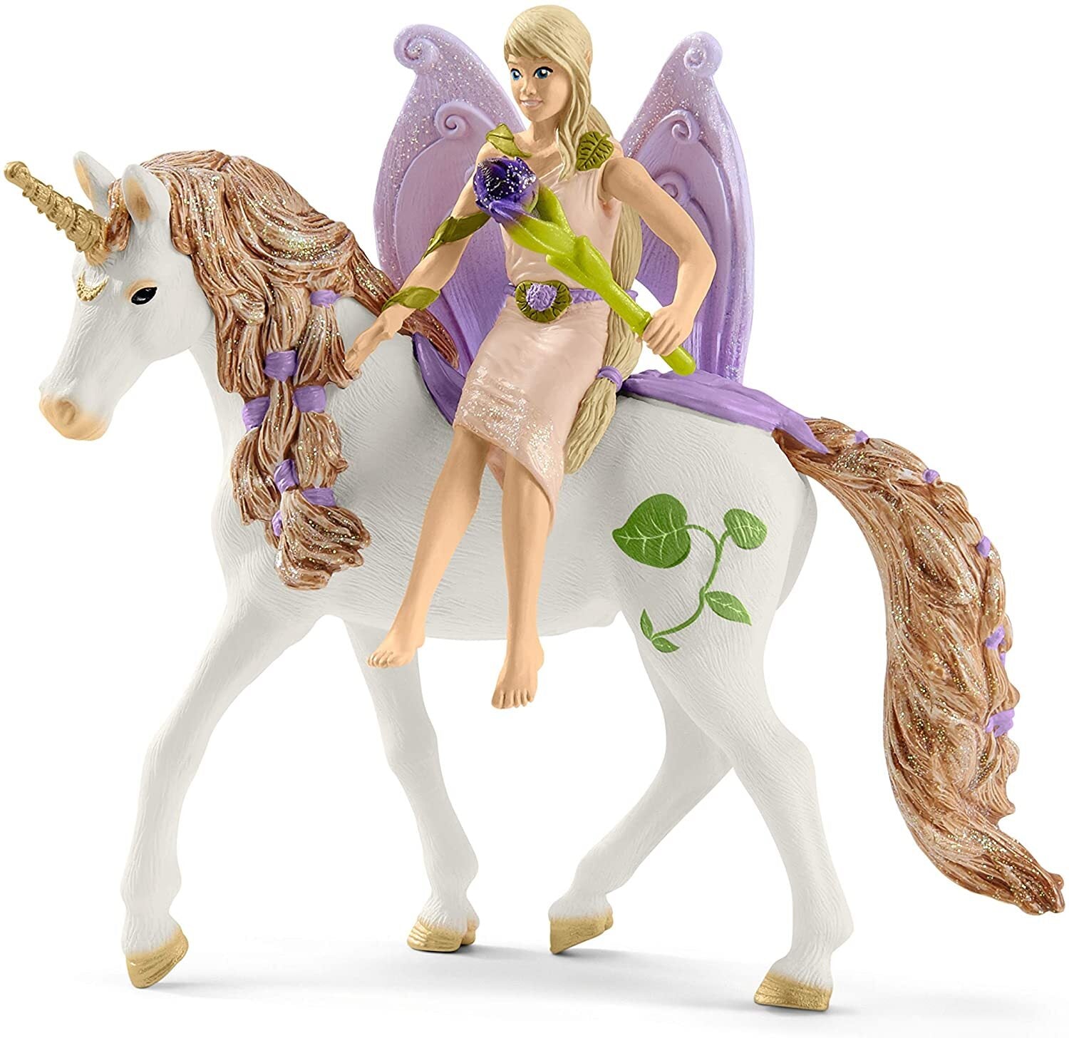 Schleich Bayala - Glittering Flower House with Unicorns, Lake and Stable