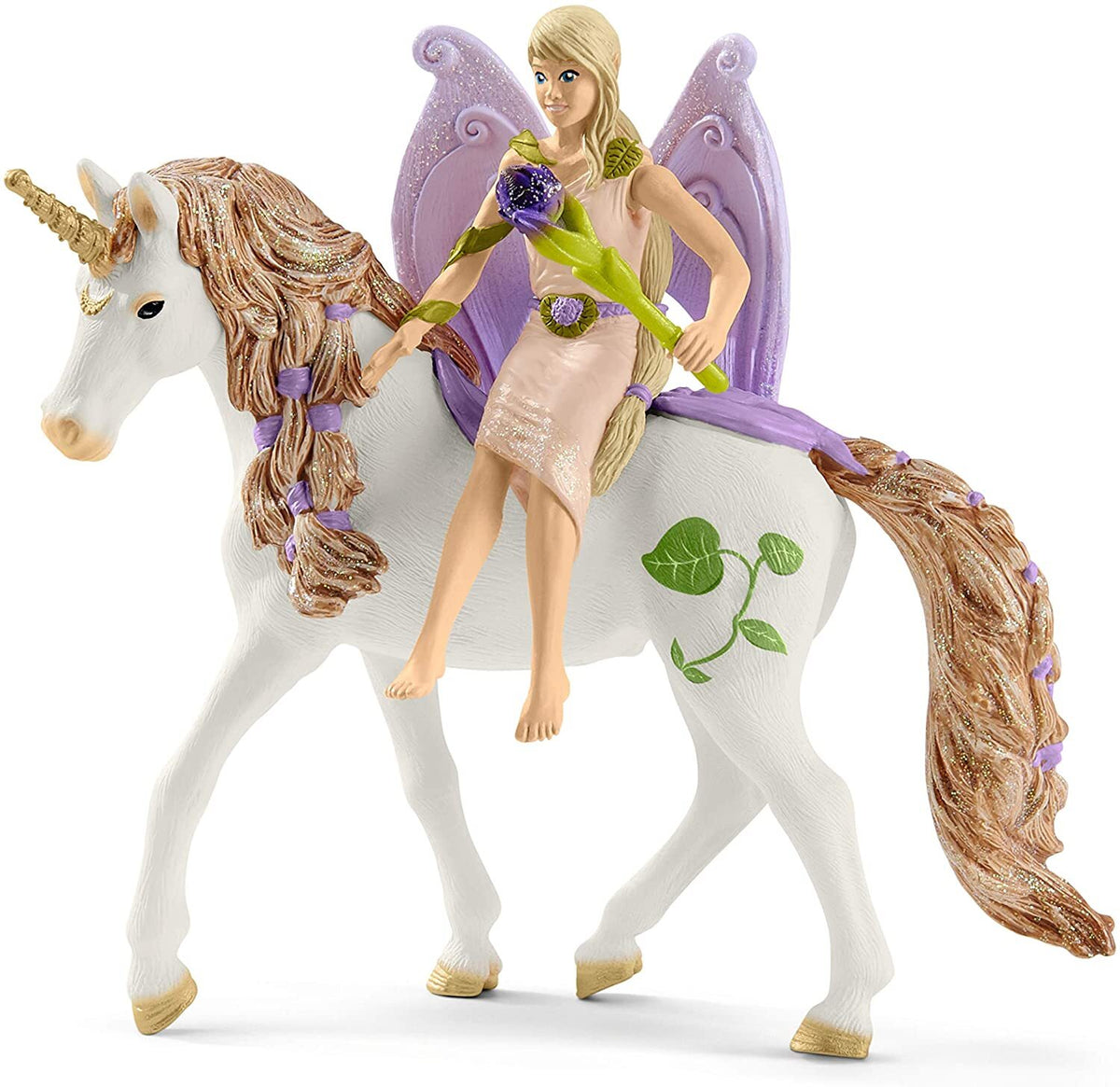 Schleich Bayala - Glittering Flower House with Unicorns, Lake and Stable