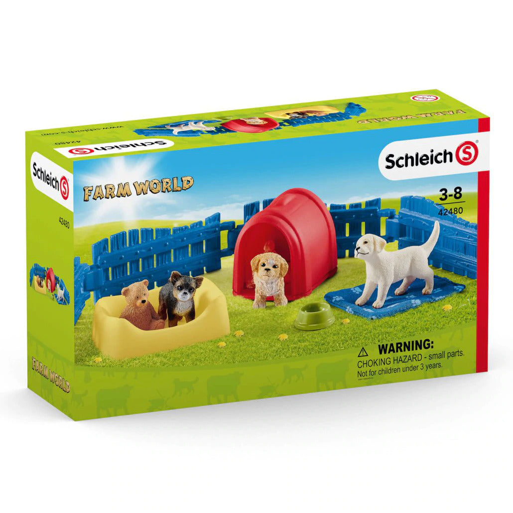 Schleich Farm World - Puppy Pen