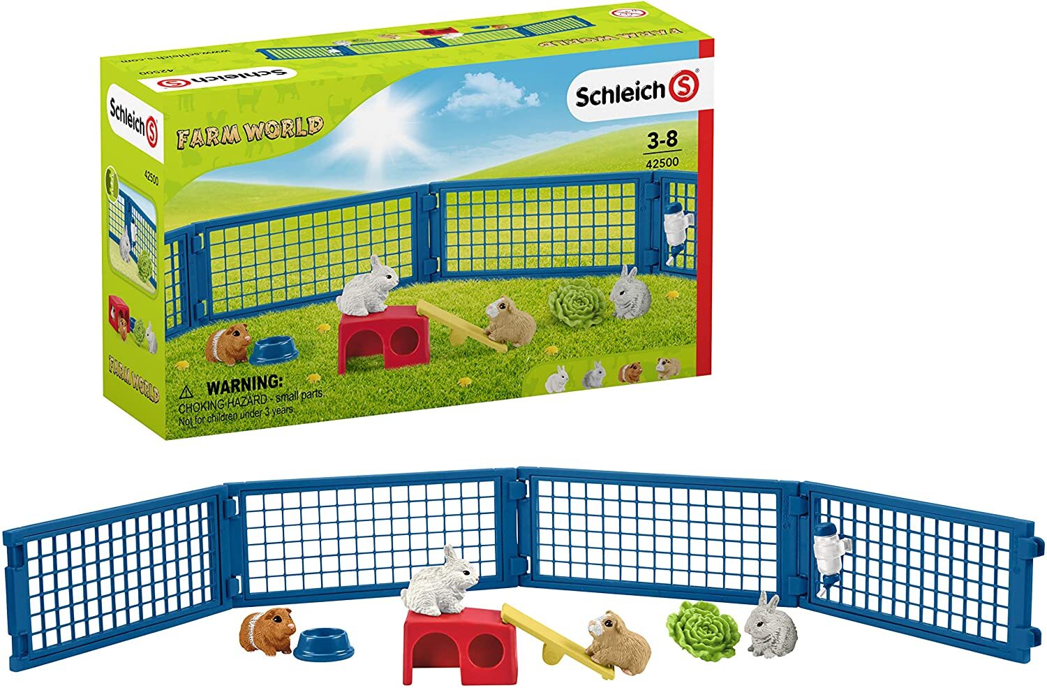 Schleich Farm World - Rabbit And Guinea Pig Hutch