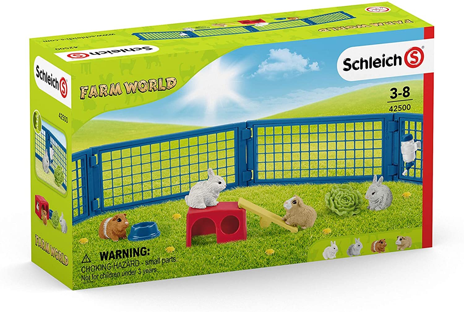 Schleich Farm World - Rabbit And Guinea Pig Hutch