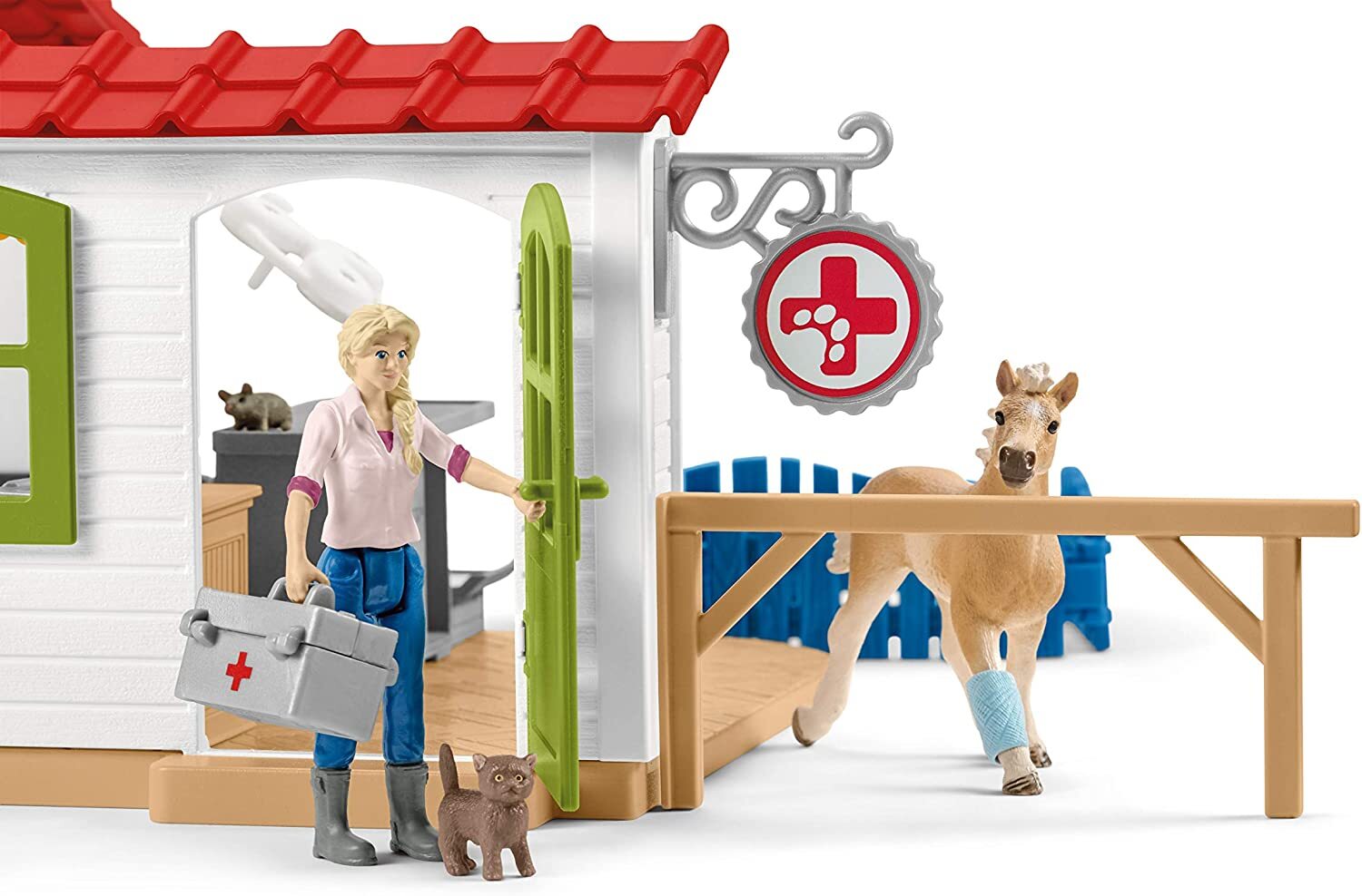 Schleich Farm World - Veterinarian Practice With Pets