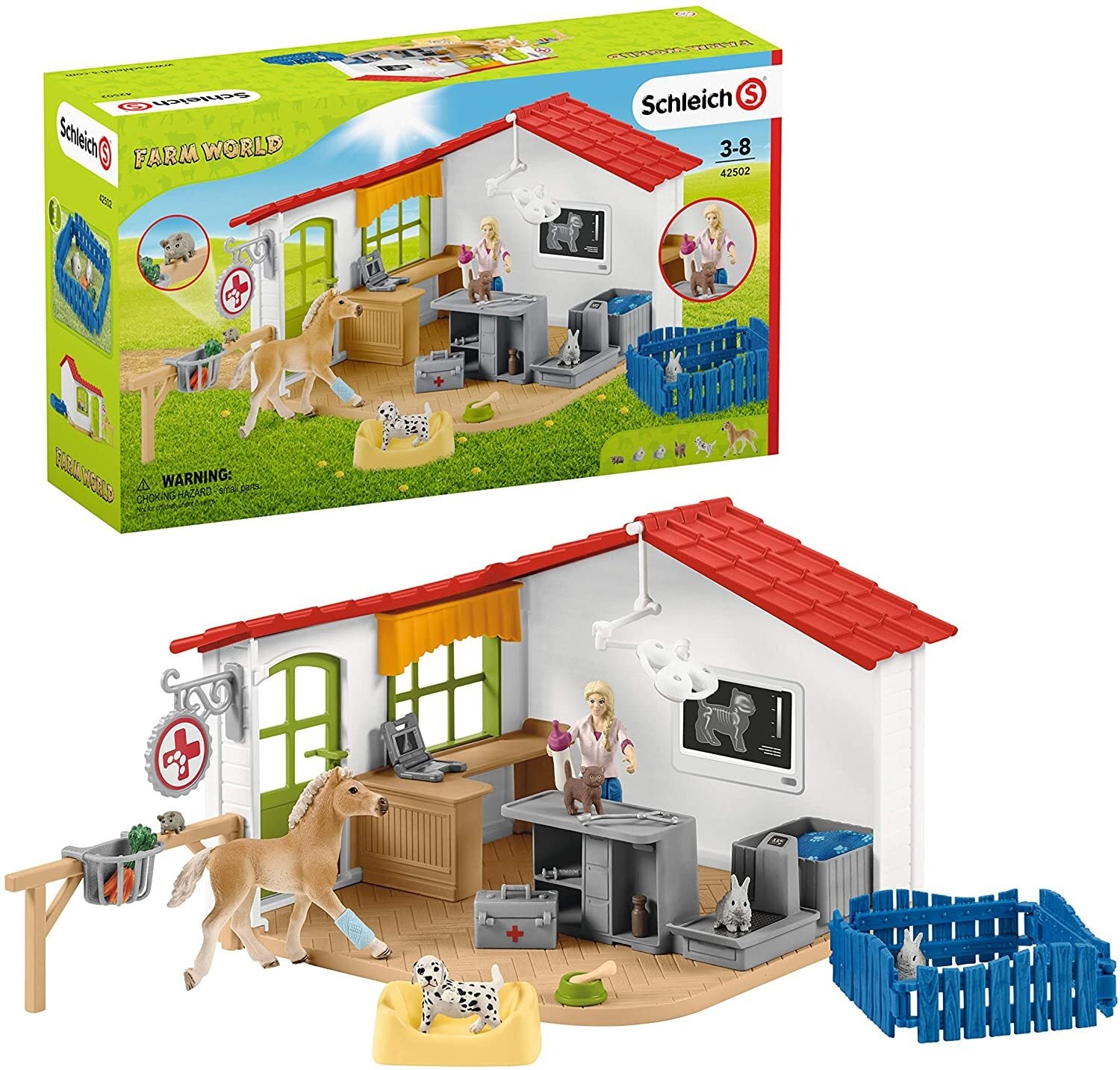 Schleich Farm World - Veterinarian Practice With Pets