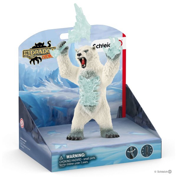 Schleich Eldrador Creatures - Blizzard Bear With Weapon