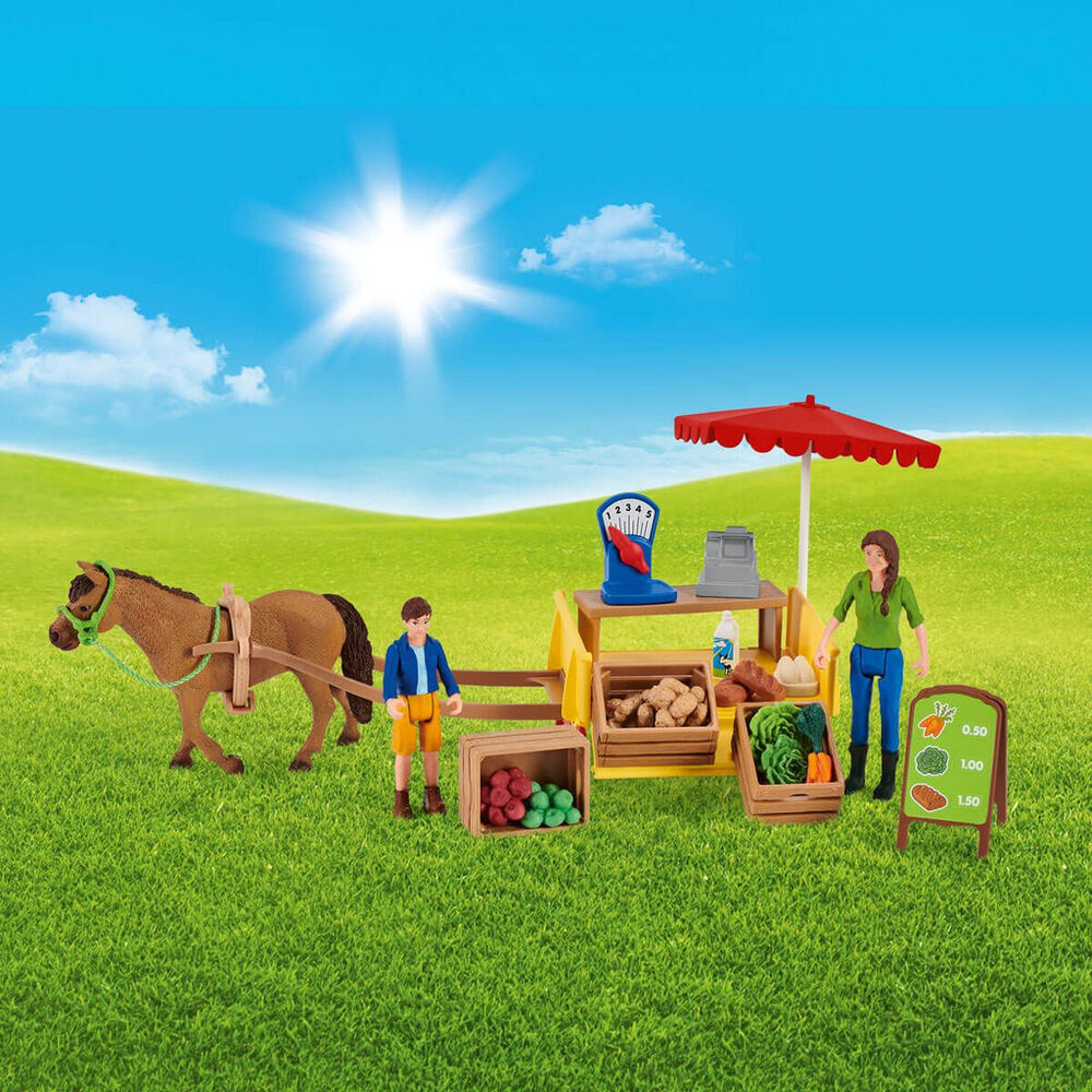 Schleich Farm World - Sunny Day Mobile Farm Stand
