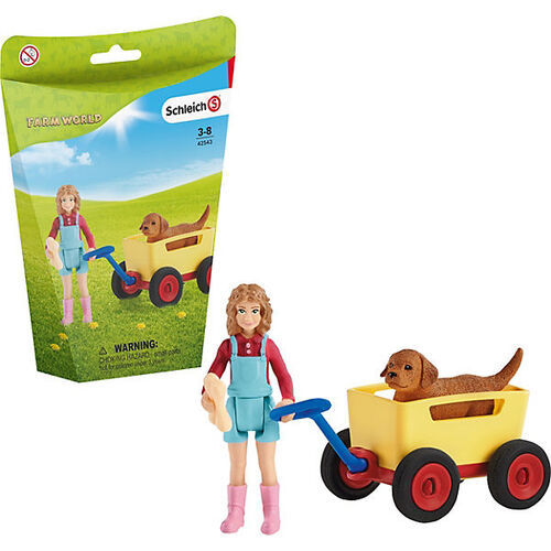 Schleich Farm World - Puppy Wagon Ride