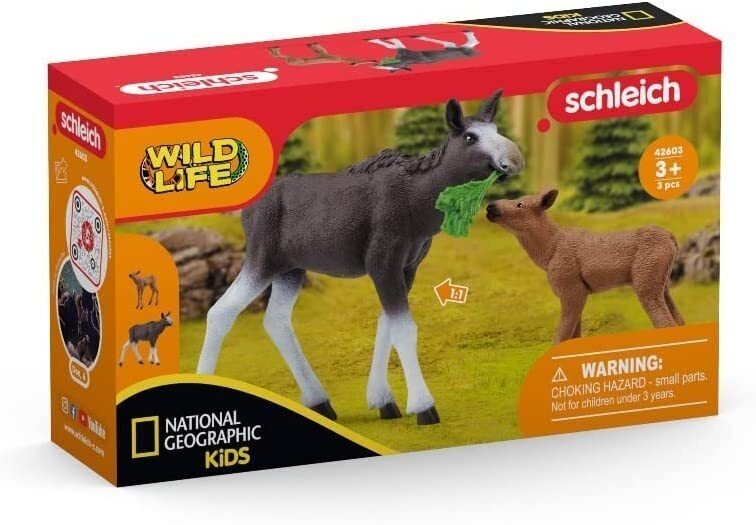 Schleich Wild Life - Moose and Calf