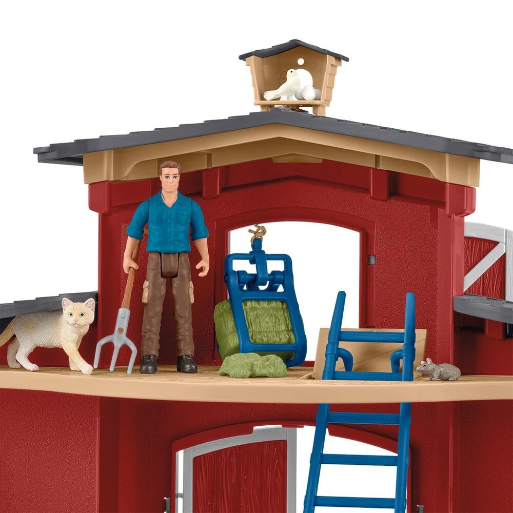 Schleich Farm World - Large Barn with Animals and Accessories
