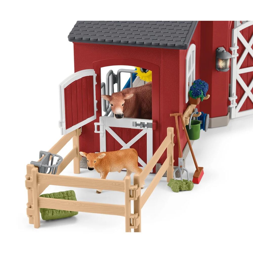 Schleich Farm World - Large Barn with Animals and Accessories