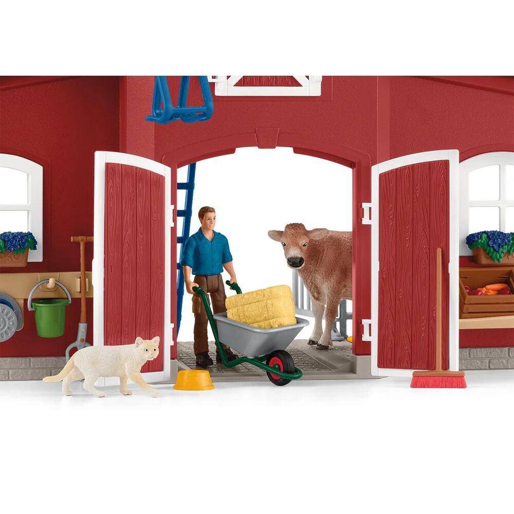 Schleich Farm World - Large Barn with Animals and Accessories