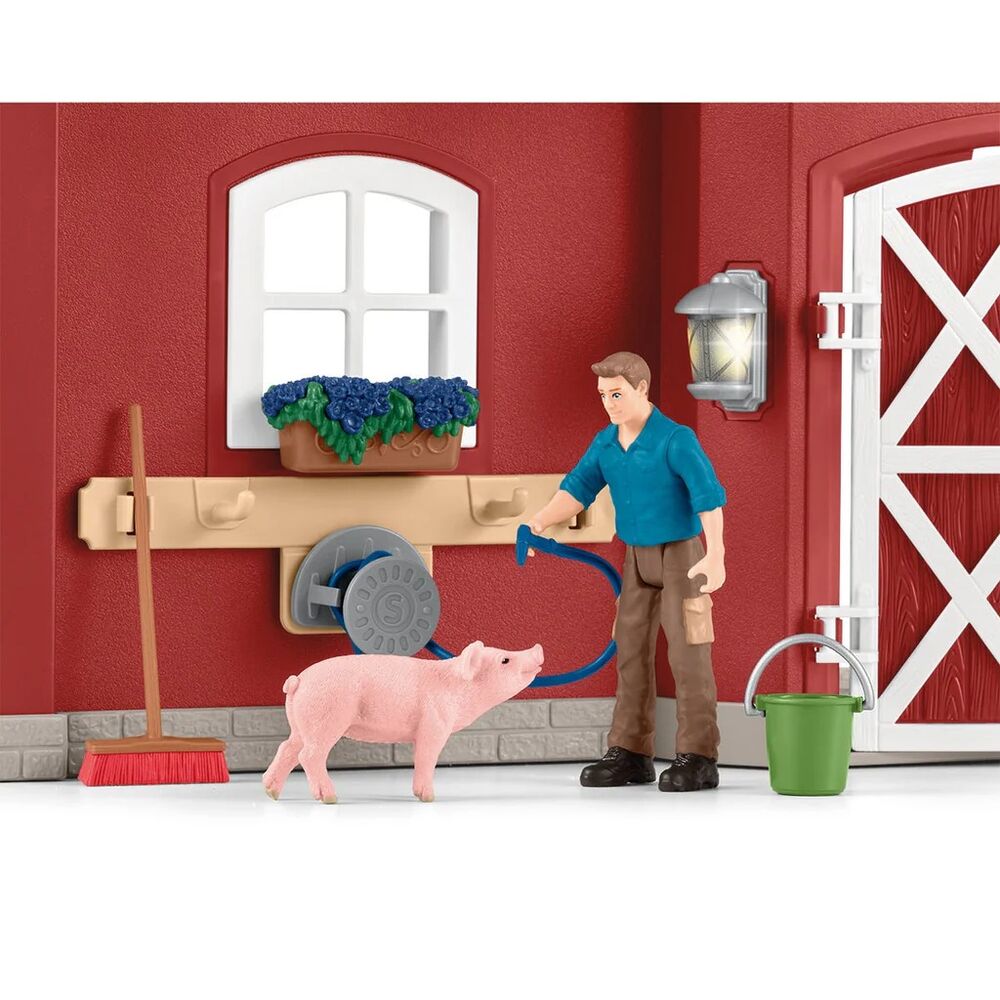 Schleich Farm World - Large Barn with Animals and Accessories