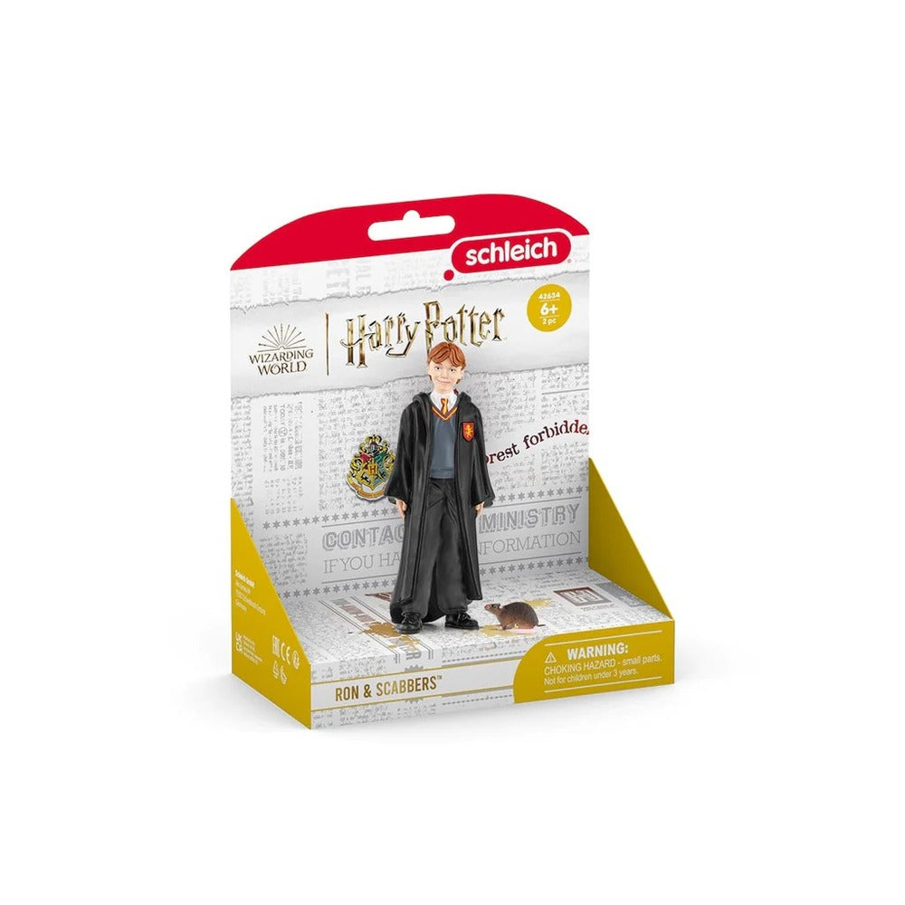 Schleich Wizarding World of Harry Potter - Ron Weasley & Scabbers