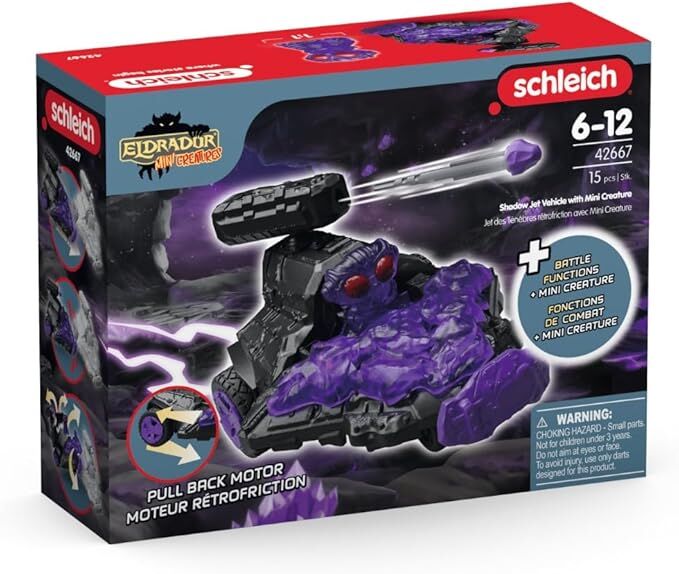 Schleich Eldrador Creatures - Shadow Jet with Mini Creature