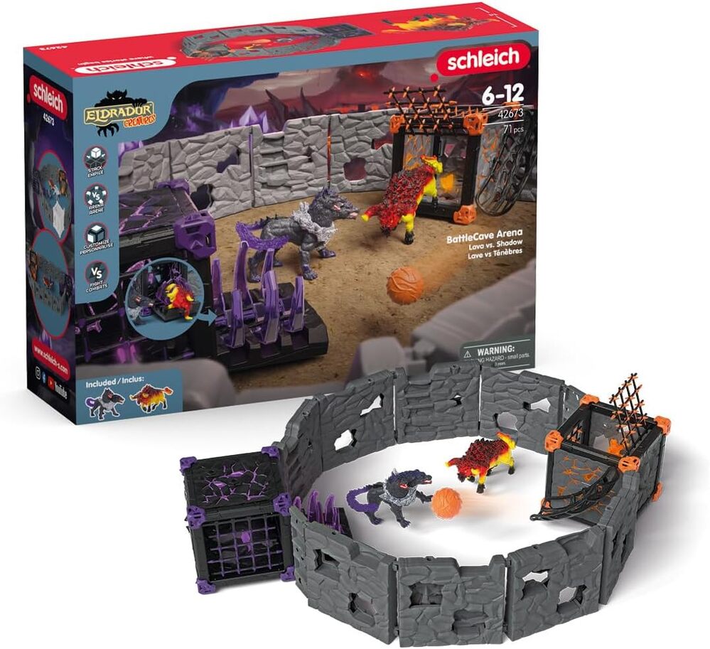 Schleich Eldrador Creatures - Battle Cave Arena: Lava vs. Shadow