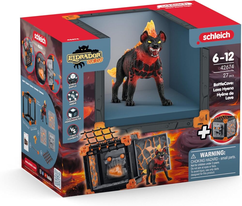 Schleich Eldrador Creatures - Battle Cave: Lava Hyena
