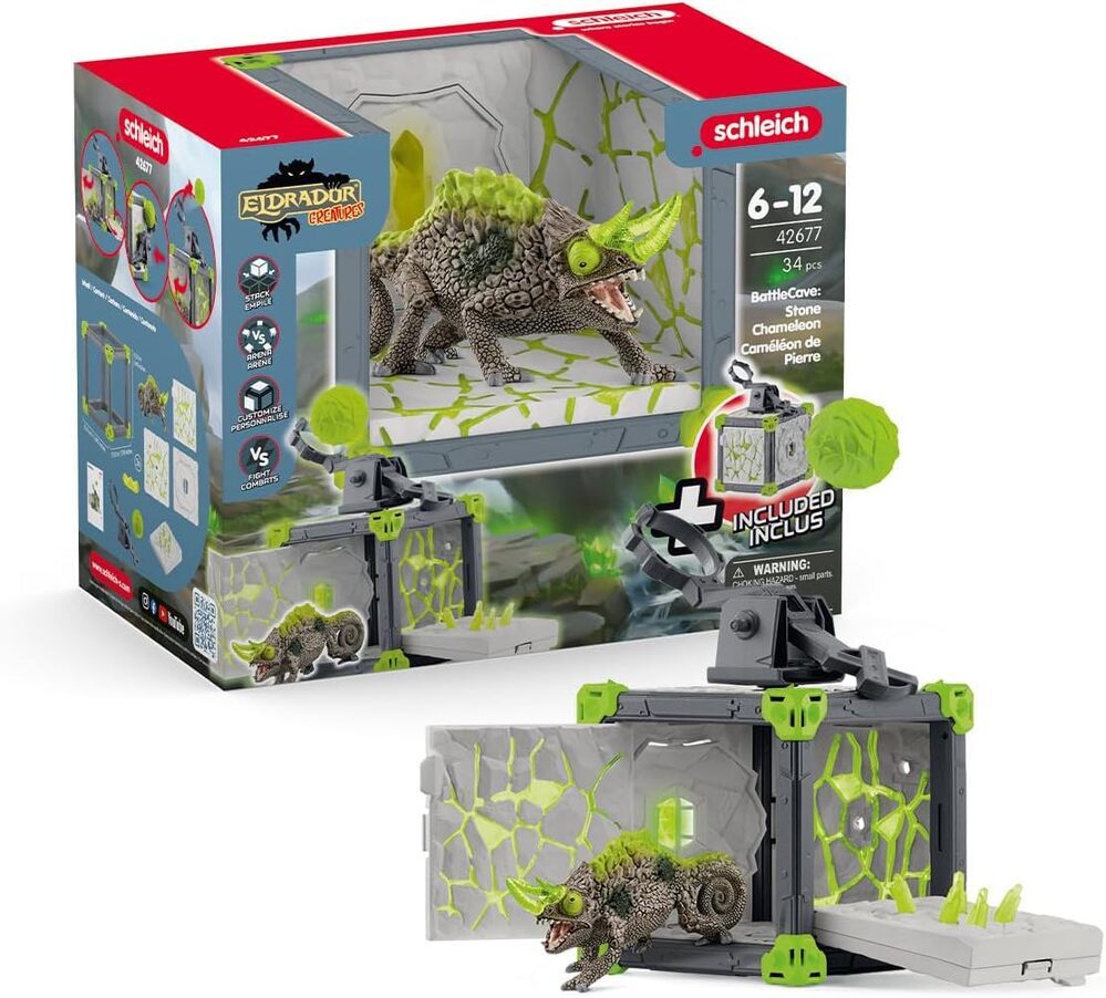 Schleich Eldrador Creatures - Battle Cave: Stone Chameleon