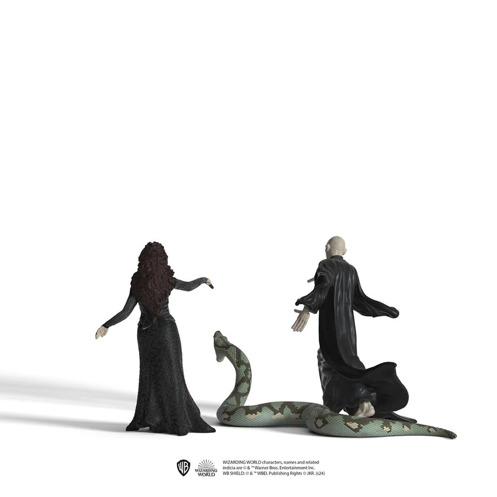 Schleich Harry Potter Wizarding World - Lord Voldemort with Nagini and Bellatrix